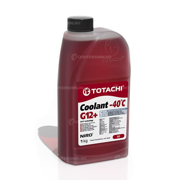 TOTACHI niro Coolant  -40C G12+ антифриз (красный) 1кг